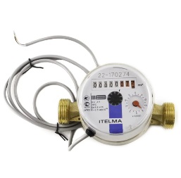 УЦЕНКА 50% Счетчик воды импульс. L110 Ду15мм ГВ ИТЕЛМА без крепления (ЖЦ)