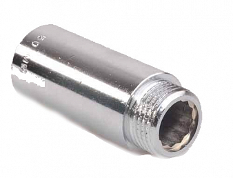 Удлинительная гайка 1/2" 30 мм, хpом латунь U-Tec