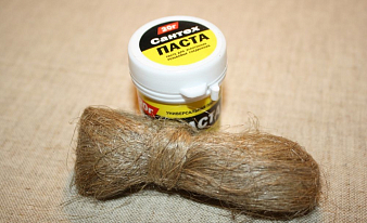 Комлект паста 20г + лен 14г.  "САНТЕХПАСТА"