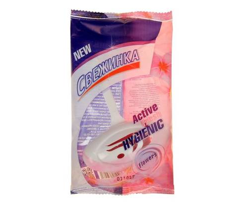 Подвеска Свежинка д/унитаза Цветочный в пакете 30гр. *24