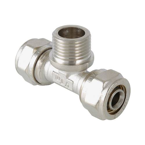 Тройник цанговый 20 x 1/2 x 20 нр, МП