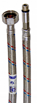 Подводка для смесителя, 2,0 м, 1/2"хМ10*1х35, "MATEU"