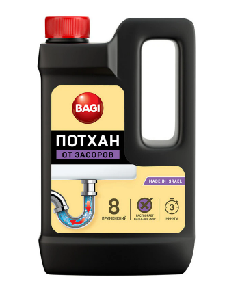 БАГИ Потхан ср-во д/удаления засоров 600гр.*1/12(395057)
