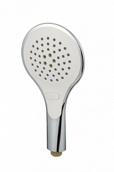 Лейка душевая MYRA, 3-х позиционная, пластик, хром,  подвес