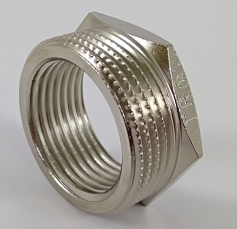 Футорка 3/4" х 1 1/4", ник., латунь. TeRma 06205