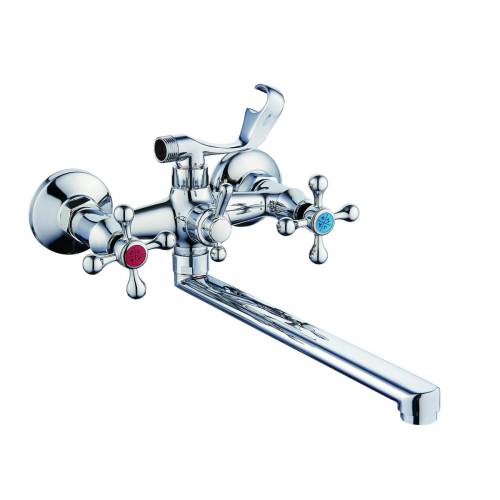 Смеситель для ванны с душем РМС SL71-143P универсальный Хром