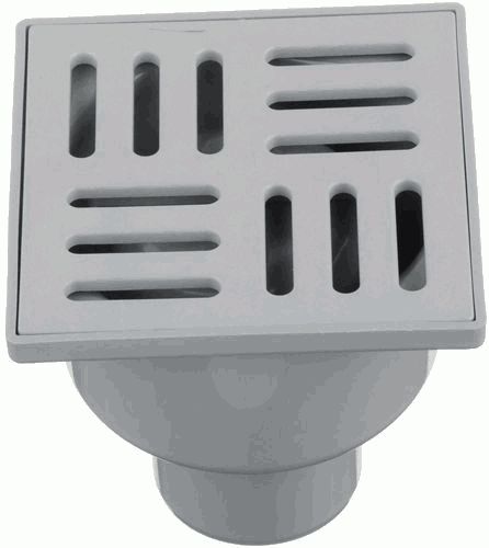 ТРАП АНИ вертикальный выпуск 50 пластик 10*10 ТА5204