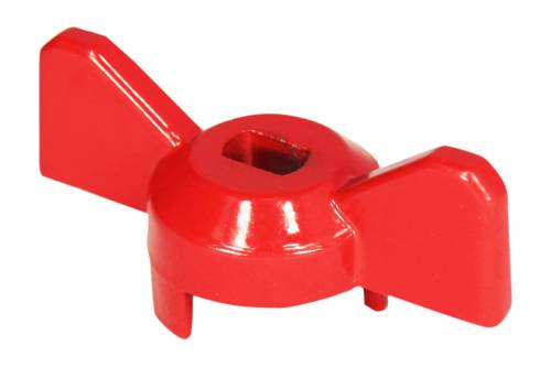 Бант усиленный,  для крана красный, 1/2"-3/4", MP