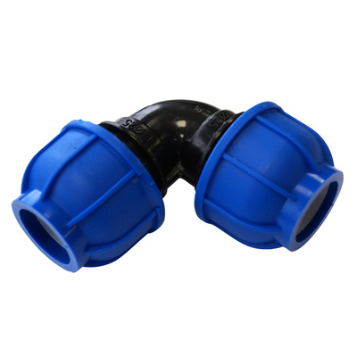 Угольник (отвод) 90гр.компресс. PE 25 VF ПНД