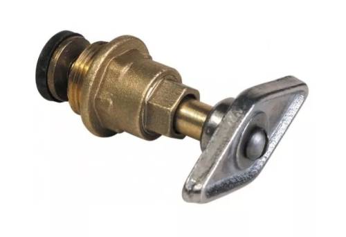 Кран-букса сумская с маховиком, резина, вентильная Ду-15