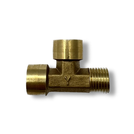 Тройник ARMA г-г-ш 1/4" две внутренние одна наружная резьба 