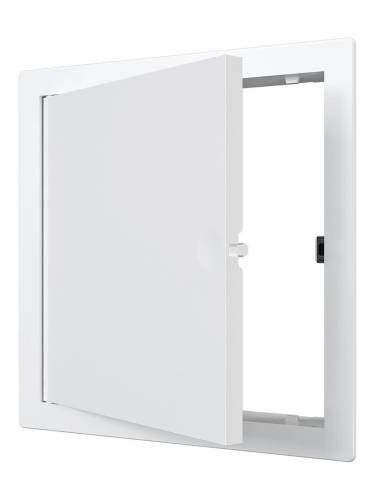 Люк ревизионный LN 172х172 нажимной фланец 150х150 пластик EVECS