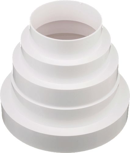 Переходник вентиляционный универс.150-125-120-100-80 ПУ15.12.10.8