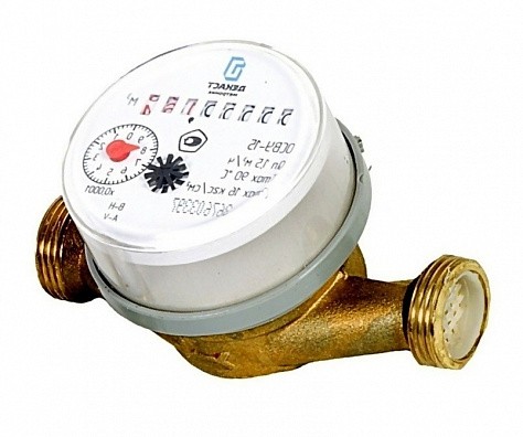 УЦЕНКА 25% Счетчик воды ОСВУ-15 муфт. 90гр., 110мм Декаст с креплением (ЖЦ)