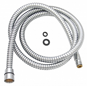 Шланг для смес. с выт. лейкой, М15*1 х 1/2", JAMAICA-METALL, 150 см, подвес, 33118