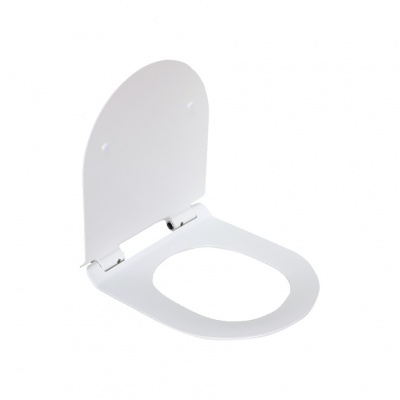 Сиденье для унитаза MELANA В2330S дюропласт с микролифтом, белое 
