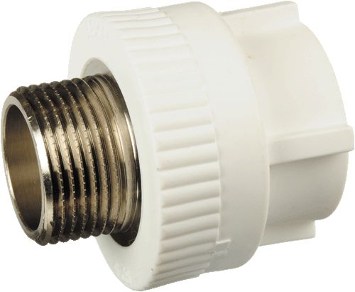 Муфта комб.  НАР. рез., 20*1/2", КРОСС, ПП