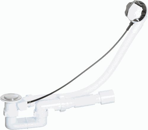 ОБВЯЗКА  EM701 для ванны П/АВТОМ., с плоским сифоном  АНИ ПЛАСТ 