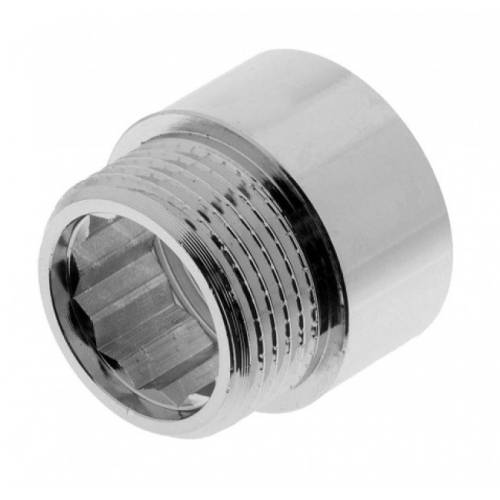 Удлинительная гайка 1/2" 15 мм, хром латунь TRm 06182