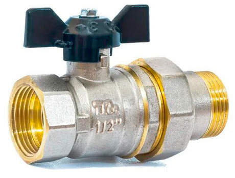 Кран американка 1/2' г-ш  бант, TeRma NEOS (32014)