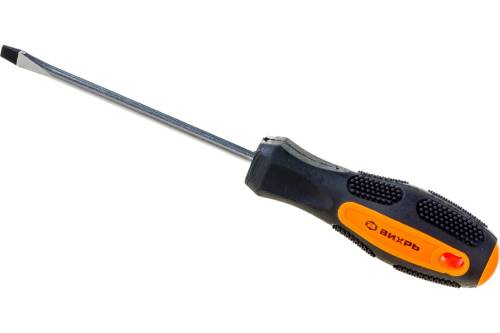 Отвёртка шлицевая SL5, 100 мм Вихрь