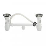 -- СИФОН MELANA к мойке , 2-ной Б/В, с перел., гофрой 40