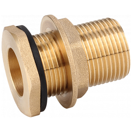 Врезка для резервуара 1 1/4" латунная Gappo