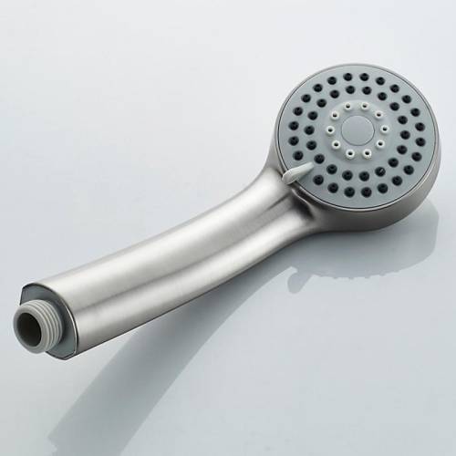 Лейка душевая (3 режима) нержевеющая сталь/сатин, Ledeme L09