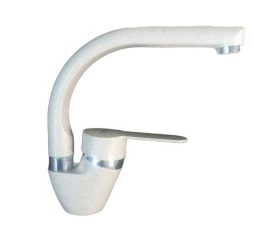 RUSANT PC-К 334-01 Смеситель для кухни, камень бежевый, латунь, картридж D40, шпилька