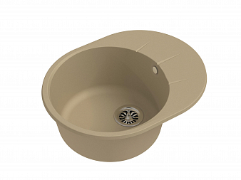 Мойка RUND 45F, кварц, 580 мм х 450 мм, врез, топаз, бол. вып40494