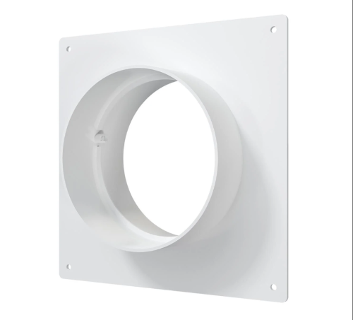 Площадка торцевая SKNP фланец D100 соединитель 150x135 пластик ERA