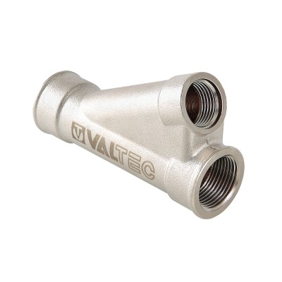 Тройник косой VALTEC, для гильзы под погружной датчик 1/2"x1/2"