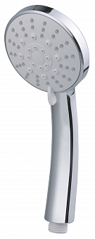 Лейка душевая JENNY, 5-ти позиц., пластик, хром, переключ дисковый, подвес