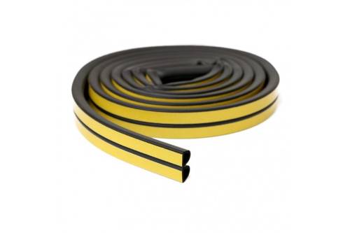 Уплотнитель Remontix D 40, 14*12мм, черный (две полосы по 20м) цена за 1 метр одинарной полосы
