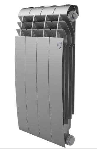 Радиатор Royal Thermo BiLiner 500 /Silver Satin - 4 секц. RTBSS50004