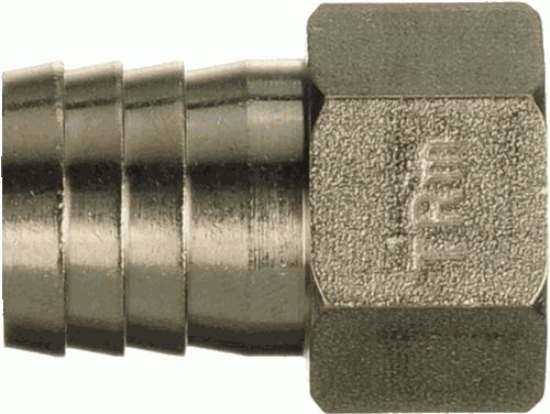 Переходник для резинового шланга  1/2" г - 20 мм,  ник.лат., TRm 06236