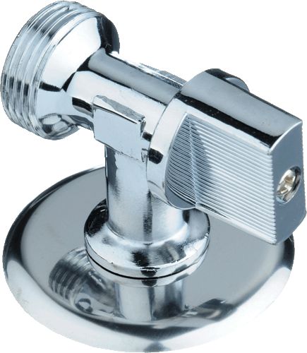 Бытовой кран шар. угловой 1/2"х3/4" ш-ш, с отражат. TRm 33730 (тип L96), блистер