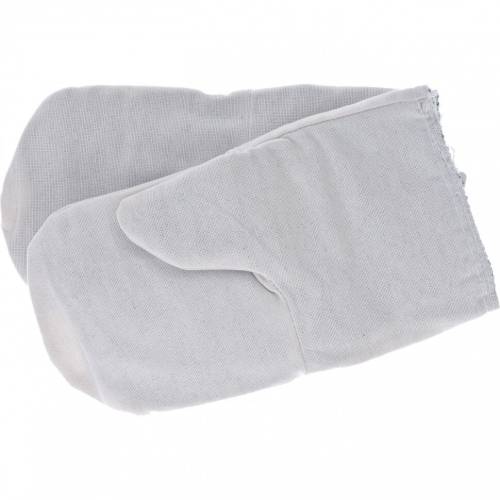 Рукавицы утепленные, х/б антивибрац. белые, 2-слой ватина