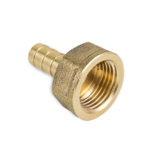 Переходник для резин. шланга  1/2" ш - 10 мм, латунь AQUASFERA 9102-01