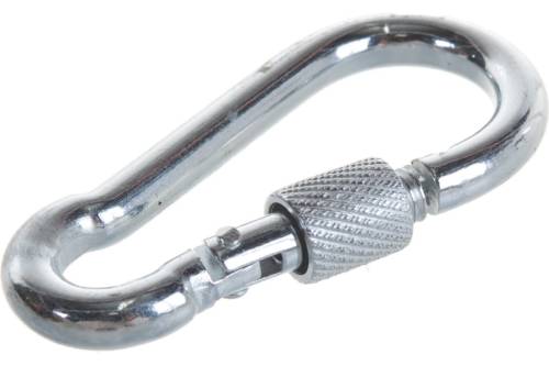 Карабин пожарный DIN5299 М14 Форма "D" (1шт.) ГОСКРЕП-ярлык