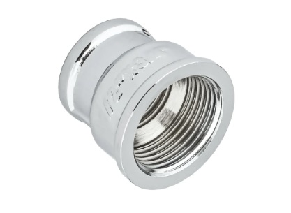 Муфта перех.  3/4" x 1",  лат., хром.