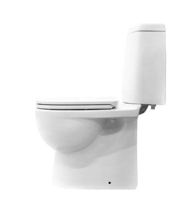 Унитаз-компакт «Fest» с 2-уровн. армат.OLI, антивсплеск, soft close clip up SANITA LUXE (ЖЦ)