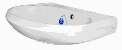 Умывальник ВЕСТ, 1 отверст., 2й велеч., 470*214*575 см, белый, г.Воротынск (Santeri) (ЖЦ)