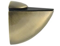 Кронштейн для полок "Пеликан" маленький, пара, золотой и хромир. Hongtong, 