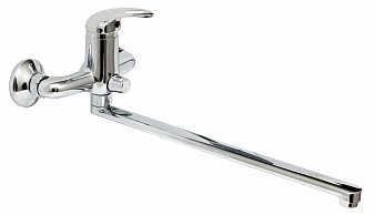 ARGO 35L40/K OPEN-S Смеситель для ванны и умывальника, картридж d35, плоский излив L-образный