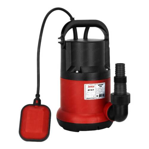 Насос дренажный JEMIX ДН-158-8 (корпус пластик, 550Вт, макс.подъем 8м, макс.произв. 9,5 куб.м/час)