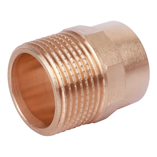 Медь. Резьба - пайка 22 х 3/4" нр Hailiang