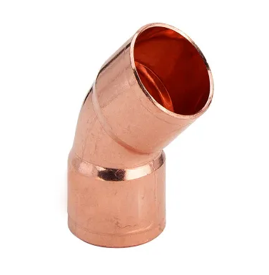 Медь.  Угол пайка 45 ГР двухраст. 54 мм Hailiang