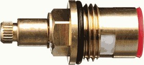 Кран-букса 1/2" керамика, 8 х 24 шлица 180° (06614) 06