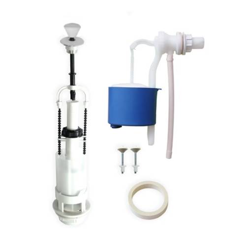 Арматура д/унит. 110.56.14.0 (66.56.14.0) Псков, 1/2", бок.подв.,тяга вверх белая,мини поплавок